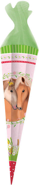 Trötsch Pferde rosa/grün 85cm