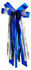 Nestler Schleife Blau / Silber 23 x 50cm für Zuckertüte (10231382)