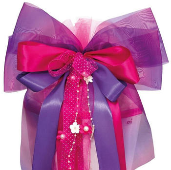Roth XXL Schleife Purple Blooming 63 x 32cm Lila / Pink für Zuckertüte (679703)