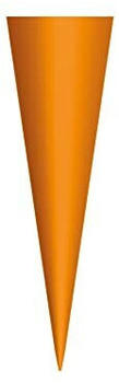 ROTH Schultüten-Rohling klein zum Basteln orange - 50 cm rund - ohne Verschluss (665026)