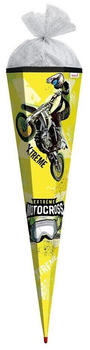ROTH Extreme Motocross mit Folieneffekt 85cm eckig mit silberfarbigem Tüllverschluss (678863)