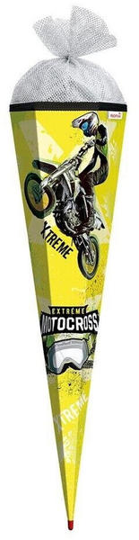 ROTH Extreme Motocross mit Folieneffekt 85cm eckig mit silberfarbigem Tüllverschluss (678863)