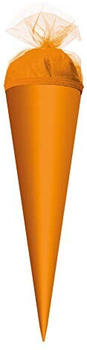 Roth Edition ROTH Bastelschultüte mit Verschluss 35cm orange (663546)