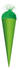 ROTH Bastel-Schultüte klein grün - 35 cm rund - mit grünem Tüllverschluss (663544)