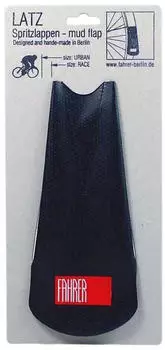 Fahrer Road Latz Race Mud Flap Mudguard Schwarz