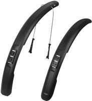 Zefal Fahrrad-Schutzblech Trail 65 Set, 26-29 Zoll, f&uuml;r vorne und hinten,...