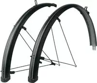 SKS 11829, SKS Bluemels Stripes Schutzblech Set VR+HR 55 mm schwarz