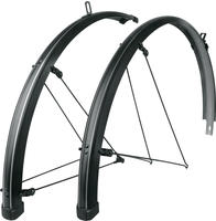 SKS 11828, SKS Bluemels Stripes Schutzblech Set VR+HR 45 mm schwarz
