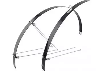 CON-TEC Flat Fender Alu-Profilschutzblech 28" 32mm schwarz (CONTE03419421)