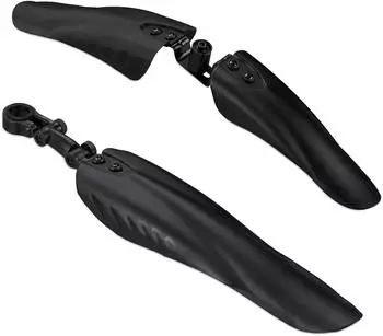 Relaxdays Schutzblech Set 24-28 Zoll vorne & hinten, schwarz (10026024)
