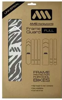 All Mountain Style AMS Frame Guard Full Zebra/Grau, 18-teilig (AMSFG5ZBGY)