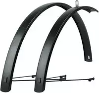 "SKS Trekkingbleche 28" EDGE AL 56 56mm, Aluminium, schwarz, 2-teilig (1 Set)"