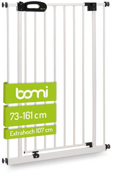 Bomi Türschutzgitter Merle Extra hoch 107 cm | 90° Feststell-Funktion (73-81 cm)