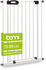 Bomi Türschutzgitter Merle Extra hoch 107 cm | 90° Feststell-Funktion (143-151 cm)
