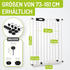 Bomi Türschutzgitter Merle Extra hoch 107 cm | 90° Feststell-Funktion (143-151 cm)