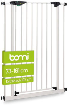 Bomi T&uuml;rschutzgitter Mira | E-tra hoch 107 cm | 90&deg; Feststell-Funktion (103-111cm)