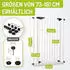 Bomi Türschutzgitter Mira | E-tra hoch 107 cm | 90° Feststell-Funktion (93-101cm)