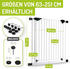 Bomi Türschutzgitter Mira | 90° Feststell-Funktion (83-91 cm)