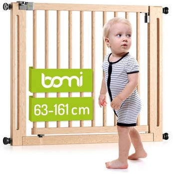 Bomi Treppenschutzgitter Miko aus Holz aus Holz (153-161cm)