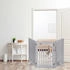 Relaxdays Graues Absperrgitter 92 cm