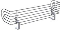 Herdschutz Gitter Verchromt - 60 Cm - Universal Kinder Herd Sicherung