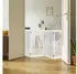 Relaxdays Wooden Safety Barrier 204 cm White