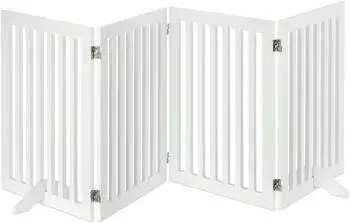 Relaxdays Safety Barrier 206 cm White