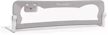 Nukido Bettschutzgitter klappbar 200cm, grau (722900)