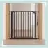 Relaxdays Treppenschutzgitter 75-100cm, ohne Bohren, schwarz