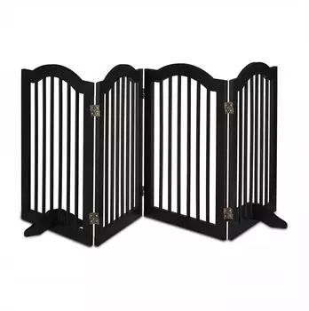 Relaxdays Absperrgitter freistehend klappbar 70x205,5cm schwarz