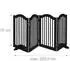 Relaxdays Absperrgitter freistehend klappbar 70x205,5cm schwarz