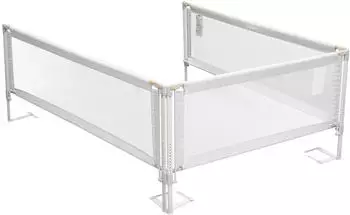 VEVOR Bettgitter 3-teilig, Oxford-Stoff, höhenverstellbar 68-89cm