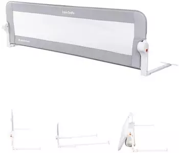 KIKKABOO I Am Safe Bettgitter 150cm, klappbar, grau (31003050010)