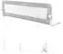KIKKABOO I Am Safe Bettgitter 150cm, klappbar, grau (31003050010)