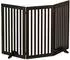 Relaxdays Absperrgitter freistehend, klappbar, 92x154cm, braun (10036758_1088)