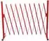 MCW Absperrgitter MCW-B34, ausziehbar, Alu, rot-weiß, 103cm x 32-265cm (MCW-B34)