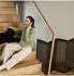 Relaxdays Schutzgitter faltbar 92x205cm, braun (10036758_1089)