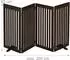 Relaxdays Schutzgitter faltbar 92x205cm, braun (10036758_1089)