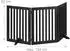 Relaxdays Absperrgitter faltbar, 3 Paneele, 92x154cm, MDF, schwarz (10036756_1088)