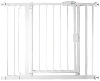 Safetots Druckmontage-Treppengitter, selbstschließend, 96,6–103,6cm, weiß (7428)