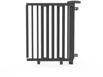 Geuther Oris Treppenschutzgitter Holz, schwarz, 67-95cm (2733+)
