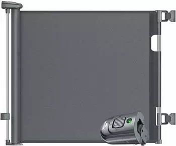 Kidiz Treppenschutzgitter ausziehbar 0-140cm, anthrazit