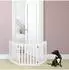 Relaxdays Hundeabsperrgitter 3-teilig, freistehend, MDF, 60x153cm, weiß (10049176_49)