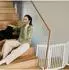 Relaxdays Schutzgitter faltbar, MDF, weiß, 70x154cm (10027512_1088)