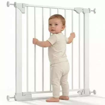 Safetots SafeStep Treppenschutzgitter, weiß, 75-82cm (SafeStep)