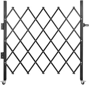 VEVOR Faltbares Sicherheitstor Stahl 170x131cm (Folding Gate 1.66X1.22M)