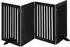 Relaxdays Absperrgitter faltbar, 4 Panels, MDF, 70x205cm, schwarz