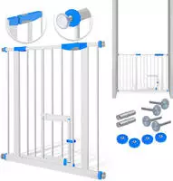 Kidiz&reg; T&uuml;rschutzgitter Absperrgitter Treppengitter Kindergitter Mit T&uuml;re...