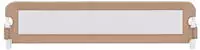 vidaXL Kleinkind-Bettschutzgitter Taupe 180x42 cm Polyester