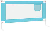 vidaXL Kleinkind-Bettschutzgitter Blau 160x25 cm Stoff